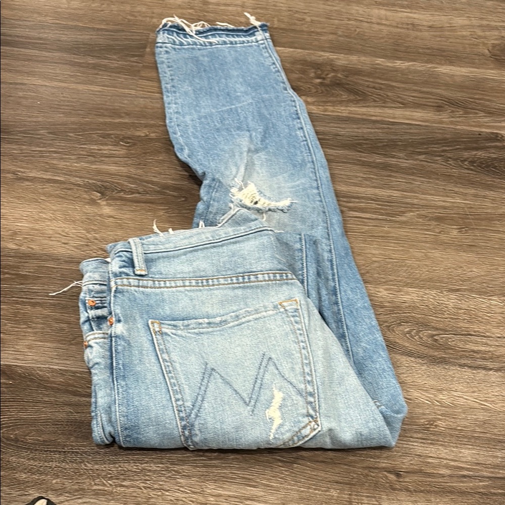 Madewell Distressed Light Wash Jeans